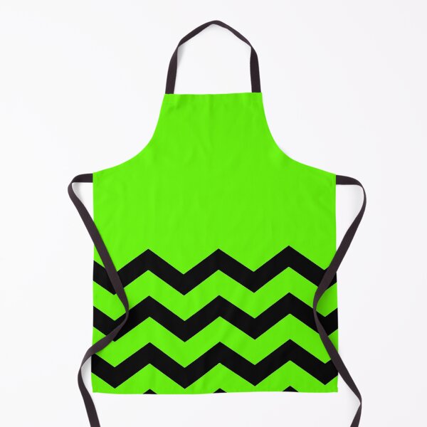 Item preview, BLACK AND NEON GREEN CHEVRON ZIG ZAG  HALF TONE PATTERN - BY OZCUSHIONSTOO designed and sold by ozcushionstoo.