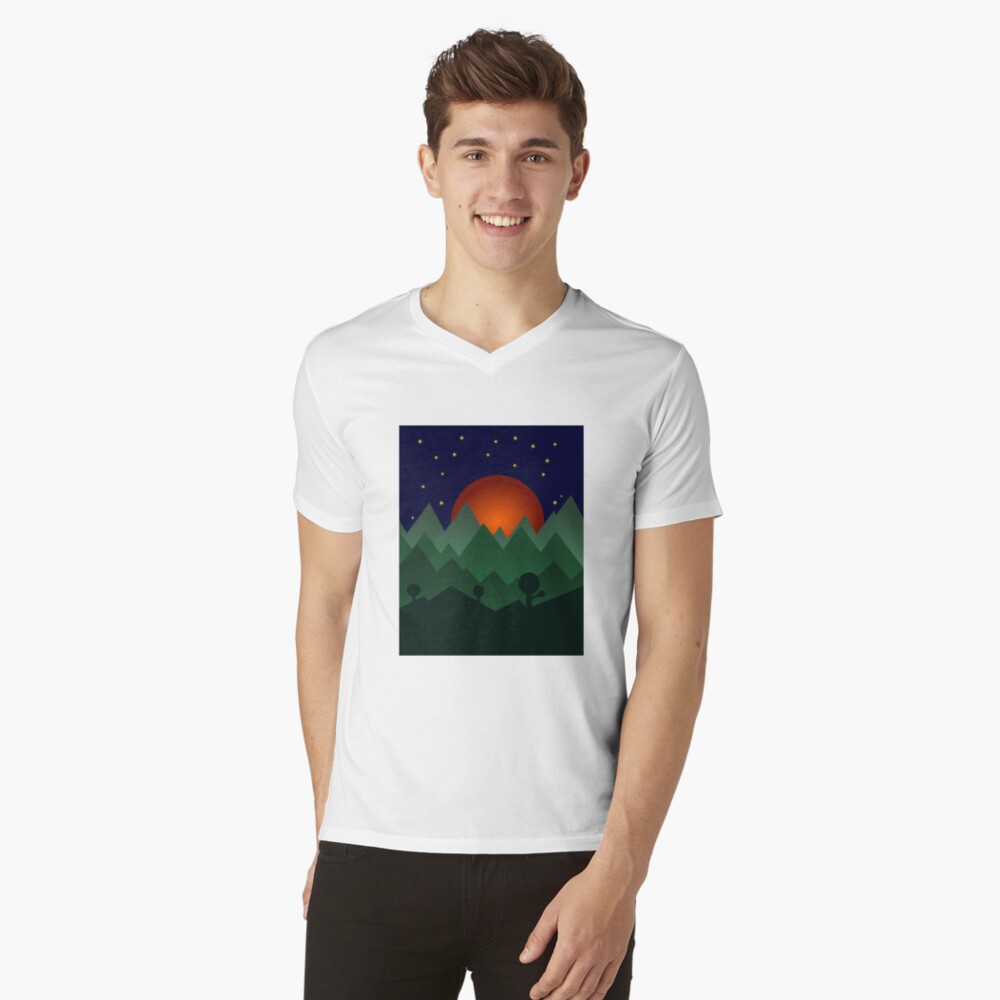 Item preview, V-Neck T-Shirt designed and sold by uniquesanja.