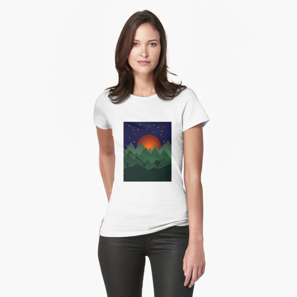 Item preview, Fitted T-Shirt designed and sold by uniquesanja.