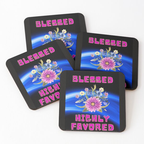 Item preview, BLESSED AND HIGHLY FAVORED designed and sold by forgodandcountr.