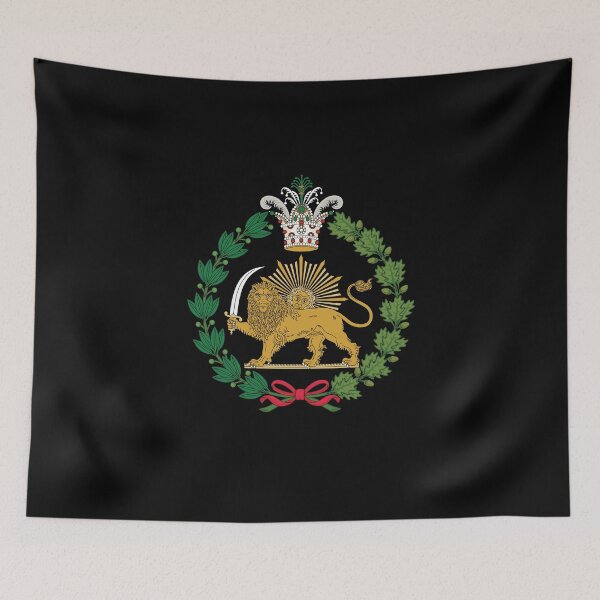 Item preview, Shir-o-Khorshid Lion Iran National Flag Lion and Sun Symbol designed and sold by signsandsymbols.