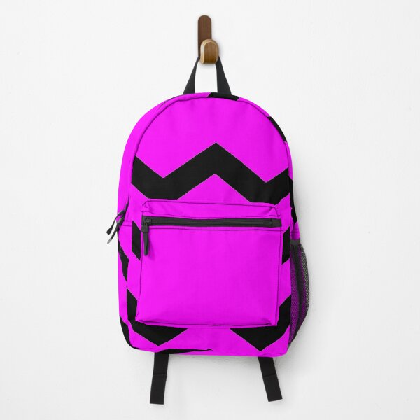Item preview, CHEVRON BRIGHT HOT PINK AND BLACK DESIGN FOR DORM ROOMS AND BACK TO SCHOOL designed and sold by ozcushionstoo.