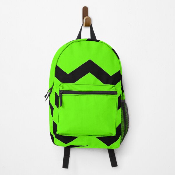 Item preview, BLACK AND NEON GREEN CHEVRON ZIG ZAG HALF TONE PATTERN - BY OZCUSHIONSTOO designed and sold by ozcushionstoo.