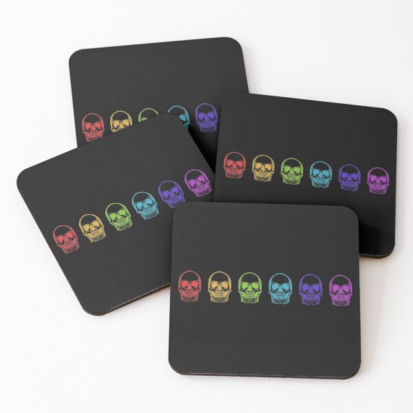 Item preview, Rainbow skulls designed and sold by DesignGoblins.