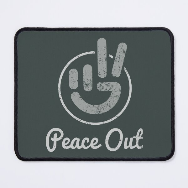 Item preview, Peace Out - Spruce designed and sold by PrairieGrouse.