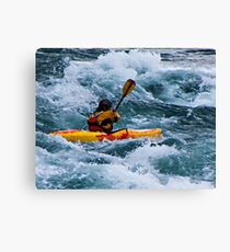 White Water Canvas Print