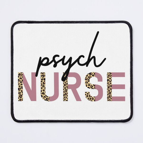 Item preview, Psych nurse Psychiatric nurse Cheetah leopard print | Mental Health Nurse | Gift for mental health Nurse and psych nurses designed and sold by Violet Treasures.