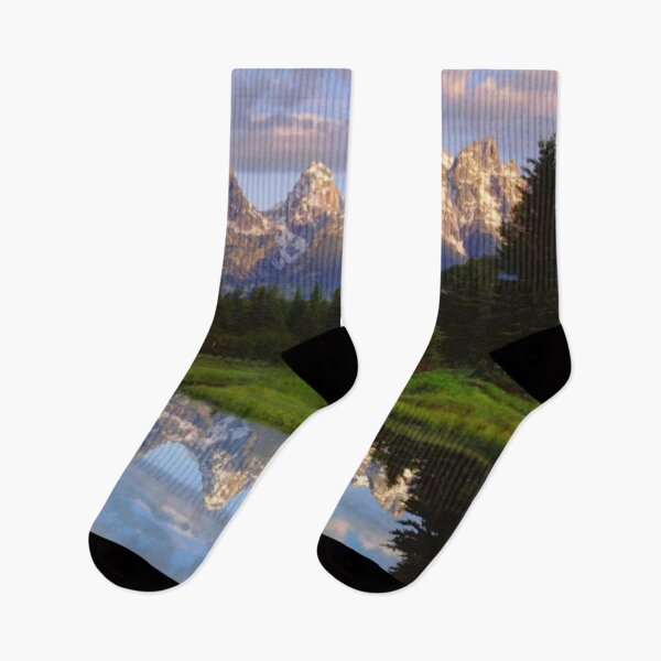Item preview, Teton Range And Its Reflection In Snake River Grand Teton National Park designed and sold by HammiltenJohn.