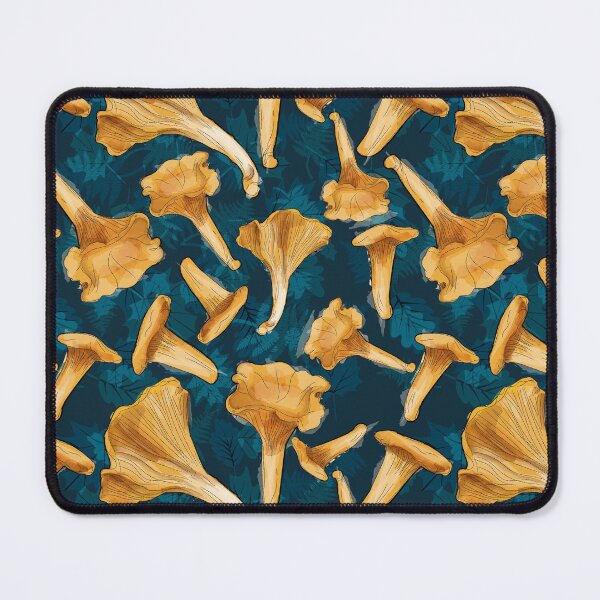 Item preview, Golden yellow chanterelle mushrooms designed and sold by tingbysanna.