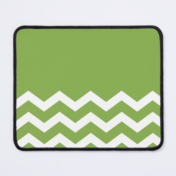 Item preview, WHITE  AND GREENERY CHEVRON ZIG ZAG  HALF TONE PATTERN - BY OZCUSHIONSTOO designed and sold by ozcushionstoo.