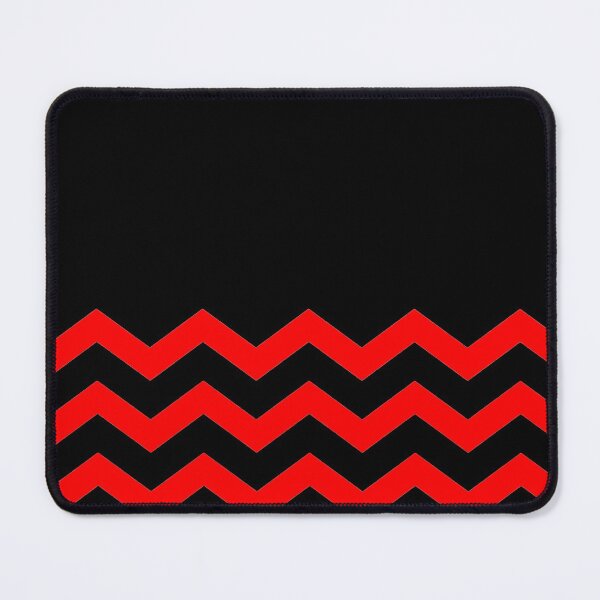 Item preview, RED AND BLACK CHEVRON ZIG ZAG  HALF TONE PATTERN - BY OZCUSHIONSTOO designed and sold by ozcushionstoo.
