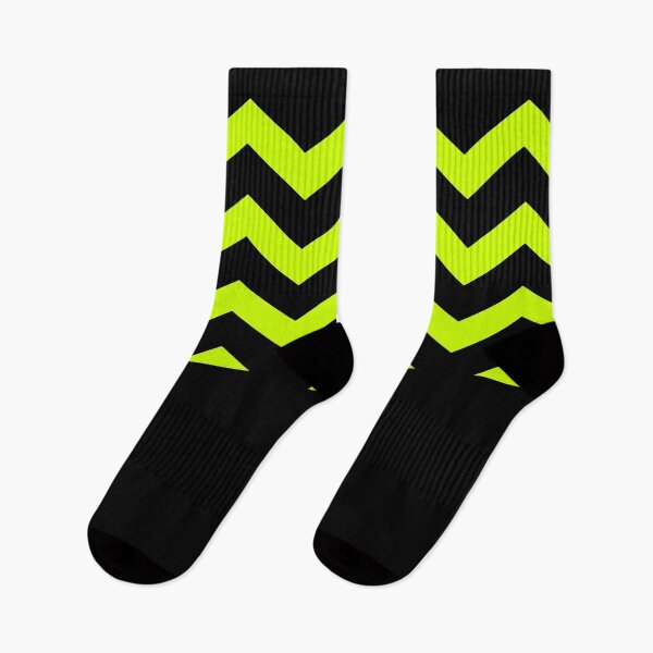 Item preview, NEON YELLOW AND BLACK CHEVRON ZIG ZAG  HALF TONE PATTERN - BY OZCUSHIONSTOO designed and sold by ozcushionstoo.