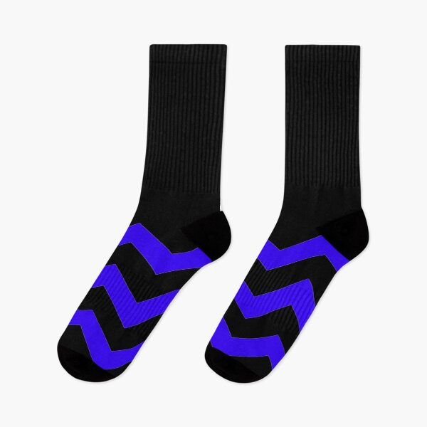 Item preview, BLUE AND BLACK CHEVRON ZIG ZAG  HALF TONE PATTERN - BY OZCUSHIONSTOO designed and sold by ozcushionstoo.