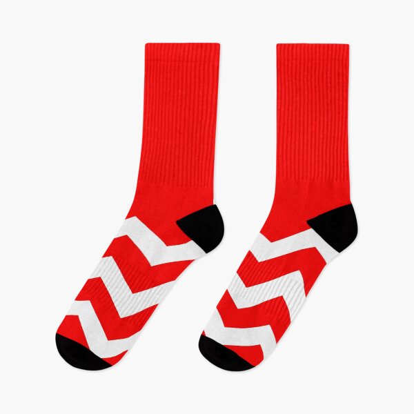 Item preview, WHITE AND RED CHEVRON ZIG ZAG  HALF TONE PATTERN - BY OZCUSHIONSTOO designed and sold by ozcushionstoo.