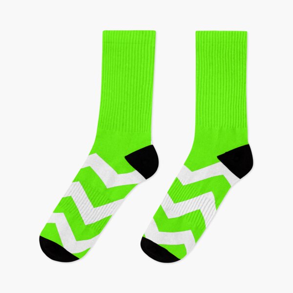 Item preview, WHITE AND NEON GREEN CHEVRON ZIG ZAG  HALF TONE PATTERN - BY OZCUSHIONSTOO designed and sold by ozcushionstoo.