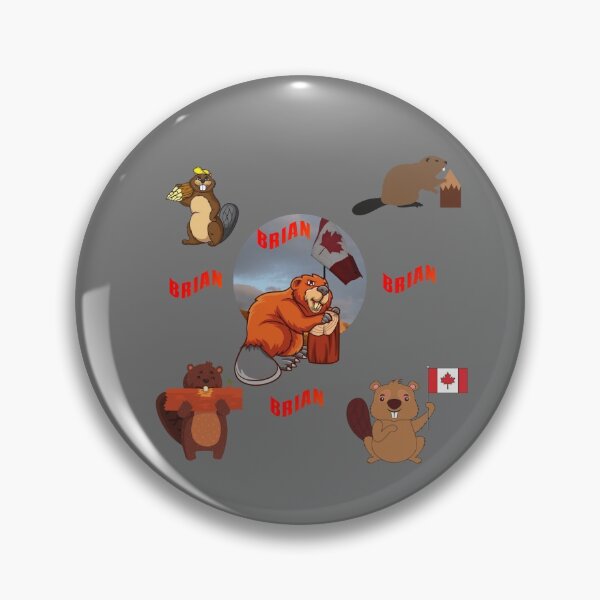Item preview, NOMBRE BRIAN (BEAVER) designed and sold by lovingtouch.