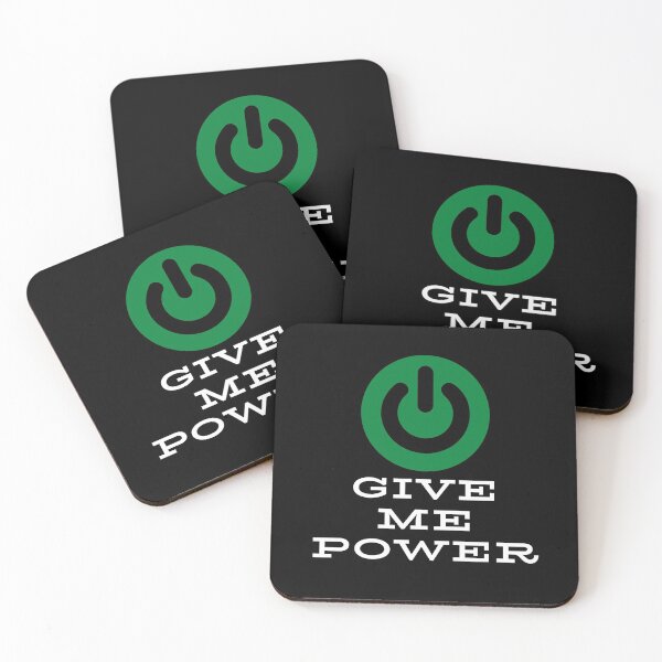Item preview, Give Me Power - Gaming designed and sold by Never Too Much Stuff.
