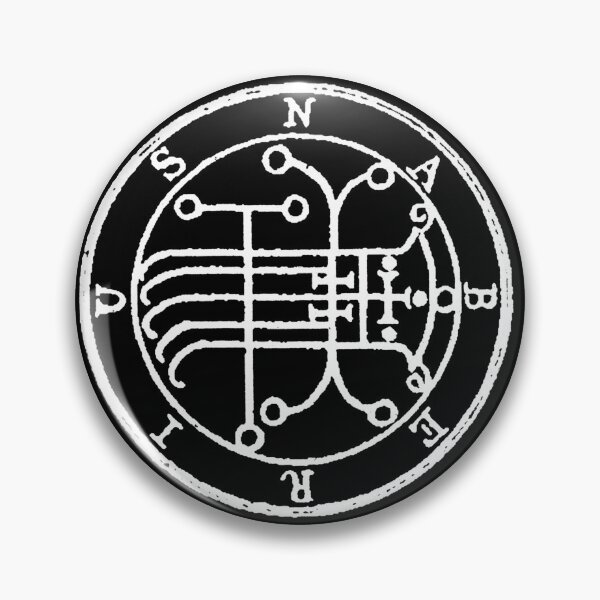 Item preview, Seal of Naberius Sigil Talisman Demon Circle designed and sold by signsandsymbols.