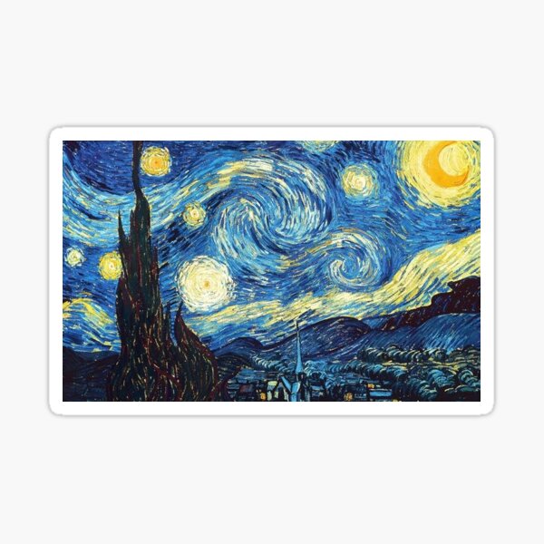 Starry Night Sticker