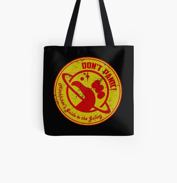 Hitchhiker's Guide All Over Print Tote Bag