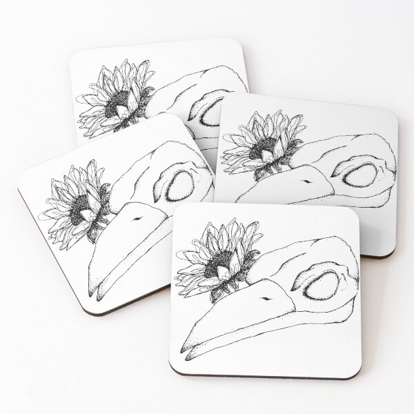 Item preview, THE CROW WITH A SUNFLOWER designed and sold by Artttiz.