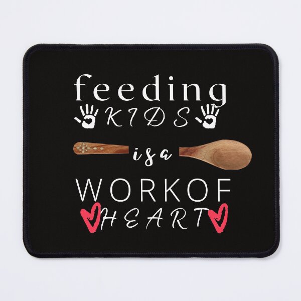 Item preview, funny-cute shirt-tee-gift idea-feeding kids is a work of heart-love shirt- feeding t-shirts-kids t-shirts-work t-shirts-heart t-shirts- designed and sold by Nicetyshop.