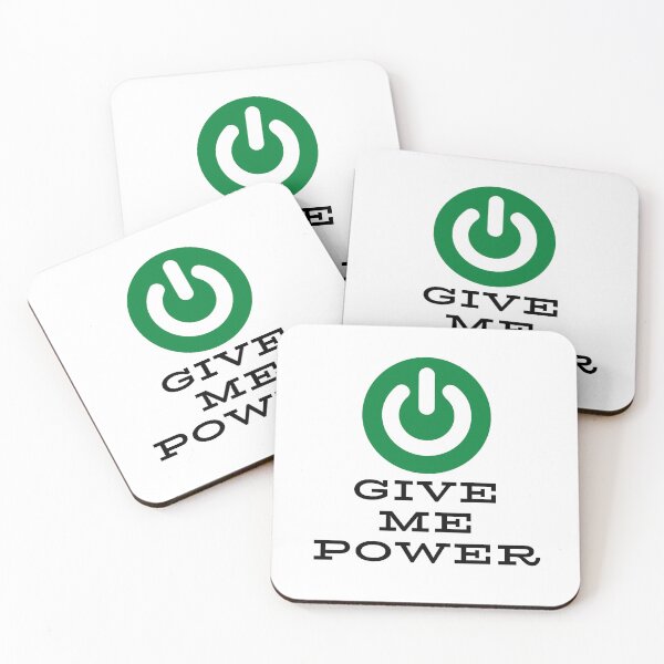 Item preview, Give Me Power - Gaming designed and sold by Never Too Much Stuff.