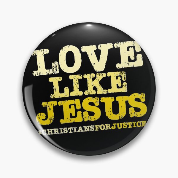 Item preview, Christians for Justice: Love Like Jesus (yellow text) designed and sold by Ofeefee.