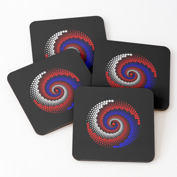 Item preview, Yugoslavia Red Blue White Stars Pattern  designed and sold by TinThor.