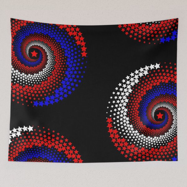 Item preview, Yugoslavia Red Blue White Stars Pattern  designed and sold by TinThor.