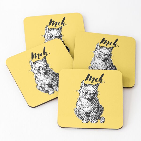 Item preview, Funny Meh Cat designed and sold by Schka.