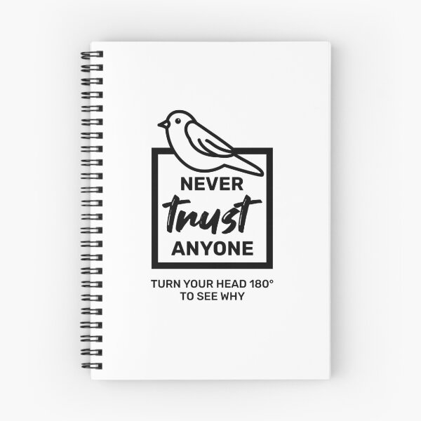 Item preview, Never Trust Anyone designed and sold by Hot From Oven.