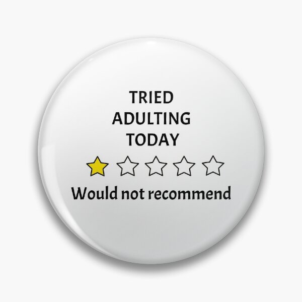 Item preview, Adulting, would not recommend designed and sold by swatiCreati0n.