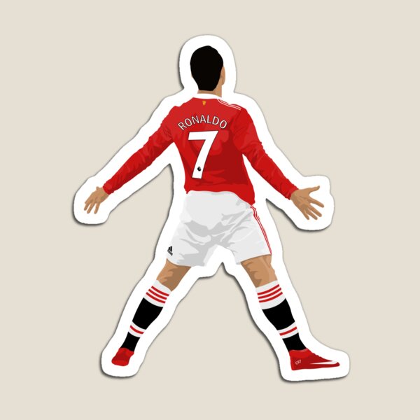 Vista previa del artículo con la obra «Ronaldo CR7 - Manchester Unided», diseñado y vendido por Inna Zoldyck.