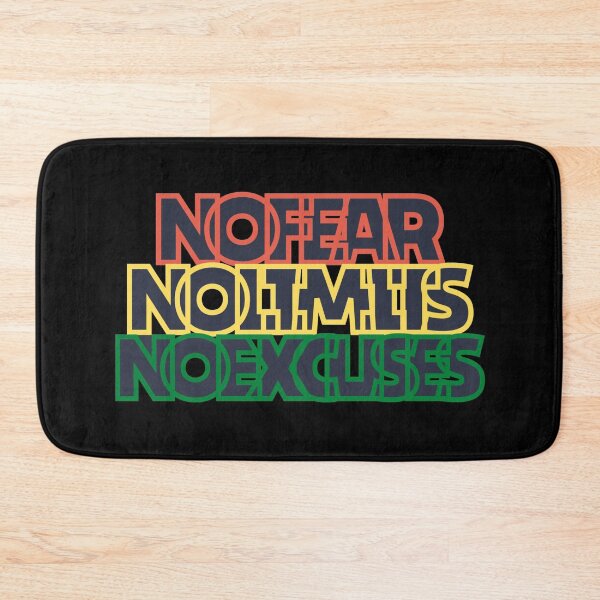 Item preview, NO FEAR NO LIMITS NO EXCUSES (GRAY MODE) // Empowering Design designed and sold by ONLY-E-DE.