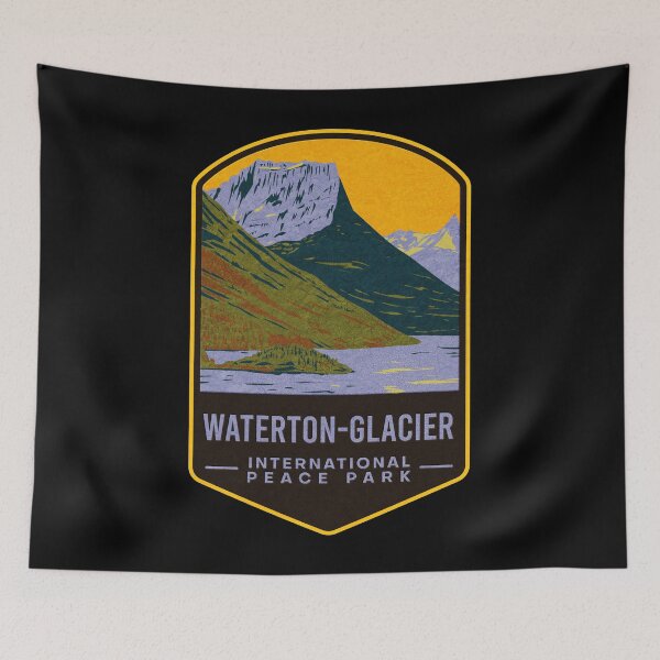 Item preview, Waterton-Glacier International Peace Park designed and sold by JordanHolmes.