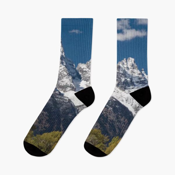 Item preview, Trees With Mountain Range In The Background Teton Range designed and sold by HammiltenJohn.