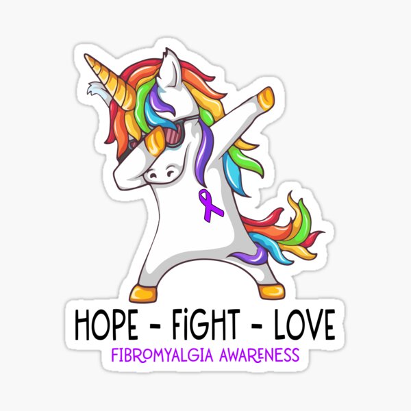 Item preview, Hope Fight Love Fibromyalgia Awareness designed and sold by Brad-FI.