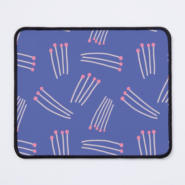 Item preview, Abstract Pine Tree Needles Pattern on Blue designed and sold by Ildiko Sipos.