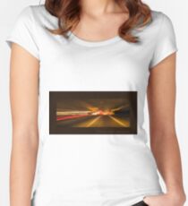 Solar warp 1 Women's Fitted Scoop T-Shirt