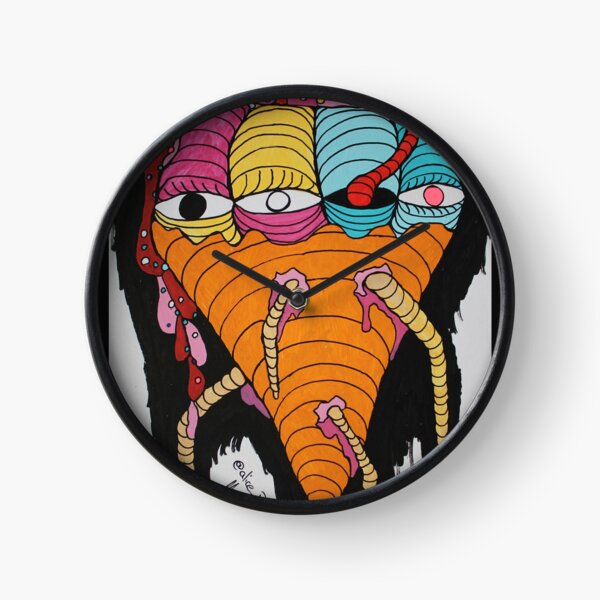 weird tasty ice cream colored Clock