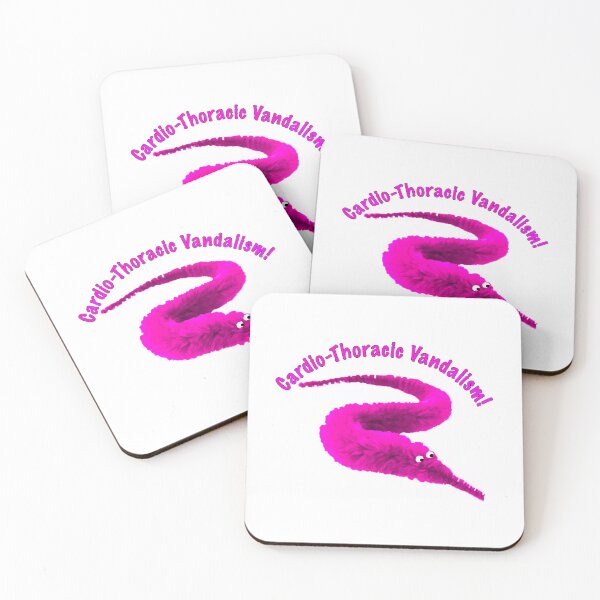 Item preview, Worm on a string Cardio-thoracic Vandalism designed and sold by Geek-Nerd-Shop.