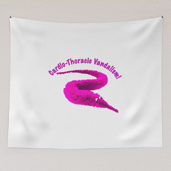Item preview, Worm on a string Cardio-thoracic Vandalism designed and sold by Geek-Nerd-Shop.