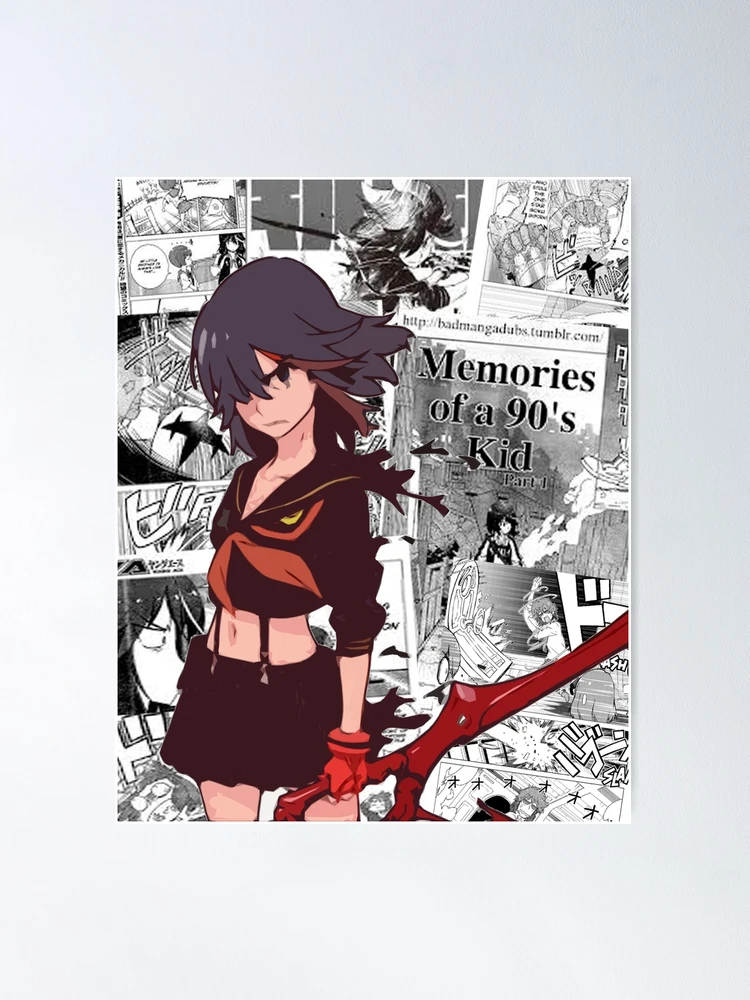 KILL la KILL × GEEKS PRINTING POSTER KILL la KILL × GEEKS RULE NEO SILKSCREEN PRINTING POSTER