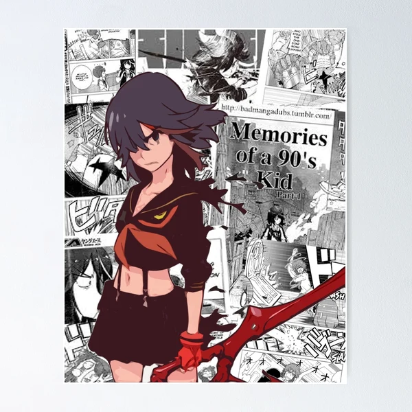 KILL la KILL × GEEKS PRINTING POSTER KILL la KILL × GEEKS RULE NEO SILKSCREEN PRINTING POSTER