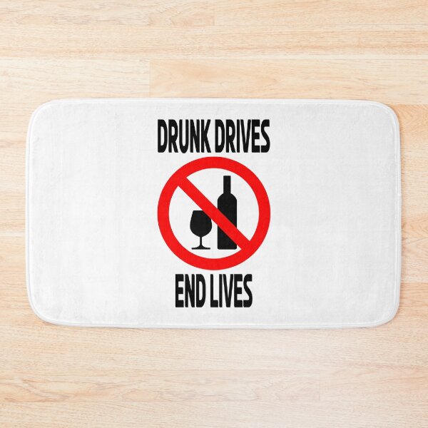 Item preview, Drunk Drives End Lives - Gift for a Sober or Recovering Friend designed and sold by CoolArtGeek.