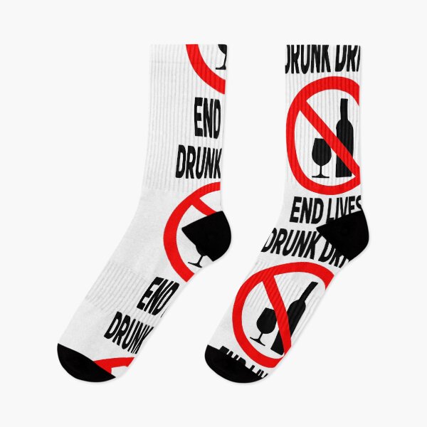 Item preview, Drunk Drives End Lives - Gift for a Sober or Recovering Friend designed and sold by CoolArtGeek.