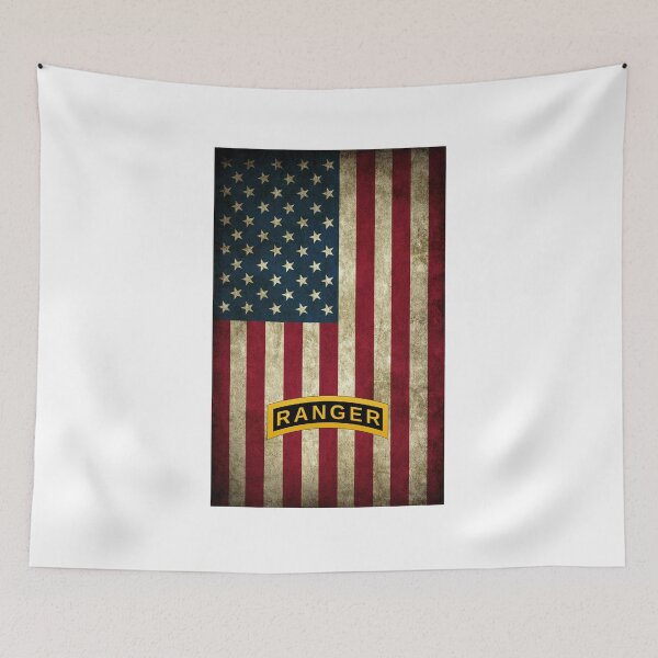 Item preview, American Flag Army Ranger School Tab designed and sold by Your Treasures.