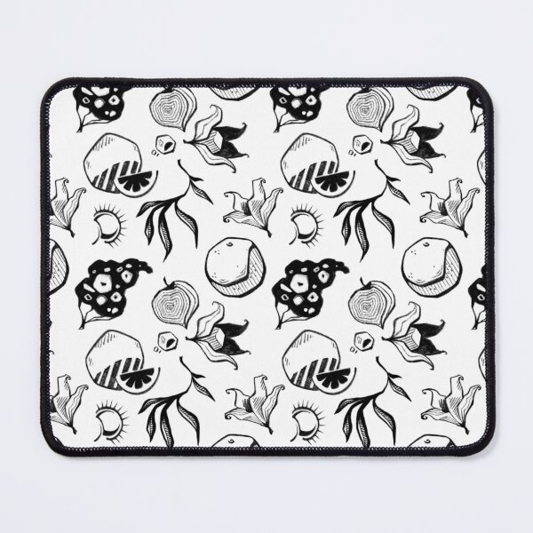 Item preview, Fruits and flowers - black&white designed and sold by nokeori.
