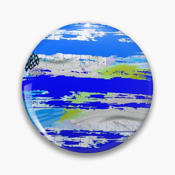 Item preview, Acrylic Stripped Brush Strokes Collage Patterned designed and sold by Designs By YL.